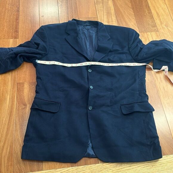 Brooks Brothers 100% Cashmere Loro Piana fabric Black Blazer Made In Canada 48 L - Picture 8 of 11